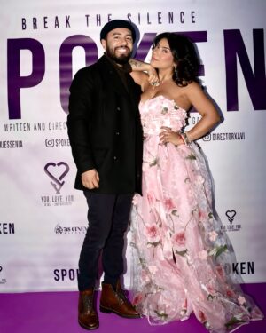 Jessenia Gallegos Instagram - OUT NOW- LlNK lN BlO to WATCH — 
Still on a high from the NYC premiere of SPOKEN @spokenmovieofficial 💫💜 at @republicrecords 

Watching this labor of love unfold on the big screen — a purpose-driven film brought to life by a powerful collective of talent — and experiencing it surrounded by so many loving, supportive souls was nothing short of overwhelming in the most beautiful way.

SPOKEN @spokenmovieofficial isn’t just a film — it’s a movement. It was created for every person who has ever been bullied, silenced, battled with their mental health, or endured abuse. This story is about finding your voice again. About realizing that healing is possible. About knowing you’re not alone.

What started as pain transformed into purpose. And now, I hope it helps others feel seen, heard, and empowered.

Heres a glimpse of the vibes that night on the step & repeat. Together it was a celebration of resilience.
The work continues.

If you want to watch the film LlNK lN Bl0. 

Big thanks to @republicrecords for such a memorable night. And to my co-producer / co-director @directorxavi 🎥 

PHOTOS: @lit.visions 

#SpokenTheFilm #MentalHealthAwareness #BreakTheSilence #HealingThroughArt #dvsurvivor #dvawareness #healingjourney