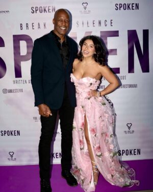 Jessenia Gallegos Instagram - OUT NOW- LlNK lN BlO to WATCH — 
Still on a high from the NYC premiere of SPOKEN @spokenmovieofficial 💫💜 at @republicrecords 

Watching this labor of love unfold on the big screen — a purpose-driven film brought to life by a powerful collective of talent — and experiencing it surrounded by so many loving, supportive souls was nothing short of overwhelming in the most beautiful way.

SPOKEN @spokenmovieofficial isn’t just a film — it’s a movement. It was created for every person who has ever been bullied, silenced, battled with their mental health, or endured abuse. This story is about finding your voice again. About realizing that healing is possible. About knowing you’re not alone.

What started as pain transformed into purpose. And now, I hope it helps others feel seen, heard, and empowered.

Heres a glimpse of the vibes that night on the step & repeat. Together it was a celebration of resilience.
The work continues.

If you want to watch the film LlNK lN Bl0. 

Big thanks to @republicrecords for such a memorable night. And to my co-producer / co-director @directorxavi 🎥 

PHOTOS: @lit.visions 

#SpokenTheFilm #MentalHealthAwareness #BreakTheSilence #HealingThroughArt #dvsurvivor #dvawareness #healingjourney