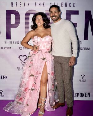Jessenia Gallegos Instagram - OUT NOW- LlNK lN BlO to WATCH — 
Still on a high from the NYC premiere of SPOKEN @spokenmovieofficial 💫💜 at @republicrecords 

Watching this labor of love unfold on the big screen — a purpose-driven film brought to life by a powerful collective of talent — and experiencing it surrounded by so many loving, supportive souls was nothing short of overwhelming in the most beautiful way.

SPOKEN @spokenmovieofficial isn’t just a film — it’s a movement. It was created for every person who has ever been bullied, silenced, battled with their mental health, or endured abuse. This story is about finding your voice again. About realizing that healing is possible. About knowing you’re not alone.

What started as pain transformed into purpose. And now, I hope it helps others feel seen, heard, and empowered.

Heres a glimpse of the vibes that night on the step & repeat. Together it was a celebration of resilience.
The work continues.

If you want to watch the film LlNK lN Bl0. 

Big thanks to @republicrecords for such a memorable night. And to my co-producer / co-director @directorxavi 🎥 

PHOTOS: @lit.visions 

#SpokenTheFilm #MentalHealthAwareness #BreakTheSilence #HealingThroughArt #dvsurvivor #dvawareness #healingjourney