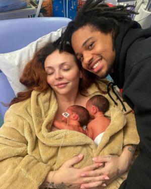 Jesy Nelson Instagram - Nothing or no one will ever be able to prepare you as a parent for NICU. It’s the most scary overwhelming feeling of emotions not being able to feel like you can protect your babies. Naturally as a mother you just want to hold them and comfort them when they cry but you can’t because there are what feels like a million wires coming out of them and tubes and masks in the way with people poking and prodding them it breaks your heart into a million pieces. But slowly as the days go by and they get stronger and wires start to come away, moments like this feel like a dream. Having them reunited for the first time ever today was the most magical feeling I will never be able to describe 🥹 the strongest little girls I’ve ever known who really do have the most inspiring story to tell 🤍