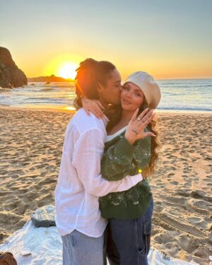 Jesy Nelson Instagram - Just got engaged to my best friend 🥹💍