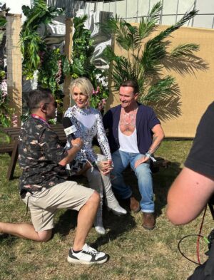 Jo O'Meara Instagram - We had Such a wonderful day yesterday! It was a privilege to play @flackstock and see some old faces , the sun was shining and everyone was smiling ! I was smiling even more when I got home to hear that my len had smashed his job interview and got it , so a little celebration when we got home ! Looking forward to a nice relaxing day on the sofa with all the babies ! Have a lovely weekend peeps ❤️ #flackstock #jonandjo #weekend @mrjonathanlee82