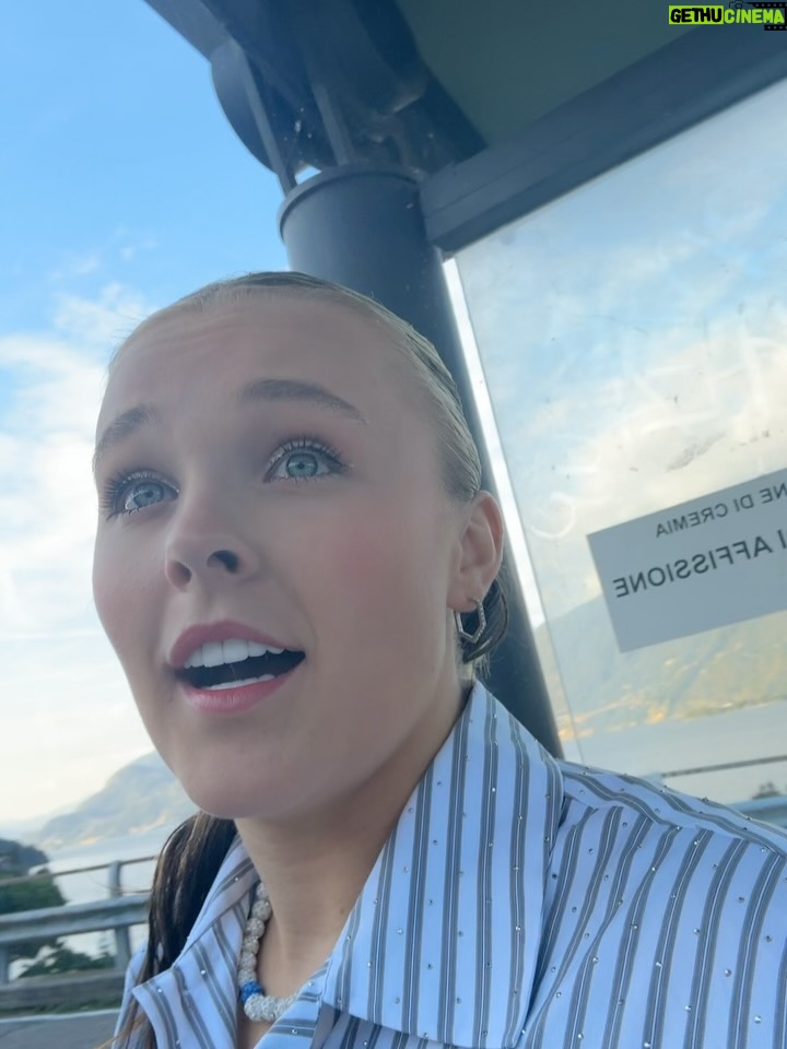 JoJo Siwa - 356.4K Likes - Golden days in Italy✨🇮🇹 
First time traveling to a new country alone…. Almost went without a hitch… quite literally had one hitch. Swipe to last slides to see what I’m talking about😅
Now headed back home for my last week of rehearsals for my INFINITY HEART tour in Europe next week!🤍