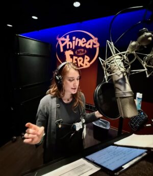 Joanna Hausmann Instagram - I guess “What are we gonna do today?” can be answered with “Write (& perform) for Phineas and Ferb.” It’s been an honor to work on the revival of this iconic show with a team of genius maniacs who somehow make me feel both funny and deeply underqualified. Tune in folks! #QueVivaVenezuelaenestaMieldaCaballero