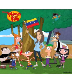 Joanna Hausmann Instagram - I guess “What are we gonna do today?” can be answered with “Write (& perform) for Phineas and Ferb.” It’s been an honor to work on the revival of this iconic show with a team of genius maniacs who somehow make me feel both funny and deeply underqualified. Tune in folks! #QueVivaVenezuelaenestaMieldaCaballero