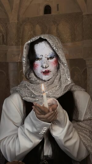 Joker Queen Instagram - Paper makeup 🕯️ #makeup #paper #reels #reelitfeelit #explorepage #bangladesh #joker_queen_2020