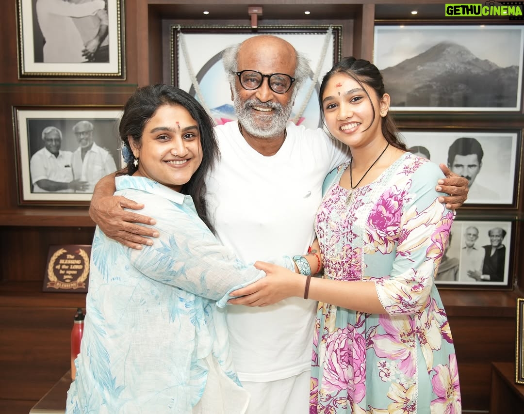 Jovika vijaykumar - 68.9K Likes - ♥️🙏

Indefinitely blessed, grateful and proud to say, Mrs & Mr in theatres world wide on 4th of July a date very close to our hearts - my amama manjula vijaykumar’s birthday ♥️
Eternally grateful and thankful to Rajini Uncle for this opportunity and his valuable time and his blessings, this will stay with me forever 🙏 thank you to god and all the energies for the miracles and opportunities created for us

#MrsMr4thofJuly 
#mnm