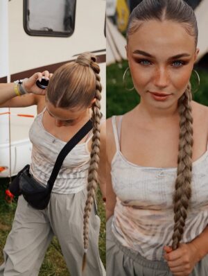 Julia Beautx Instagram - Leute wieso sehe ich aus wie ein Popstar???? Ich möchte jetzt Popstar sein 🫩

#sonnemondsterne #sonnemondsternefestival @sonnemondsternefestival @aerochrone 🩷 (Anzeige)