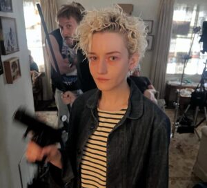 Julia Garner Instagram - Thank you for watching. Xo

#weapons #fantasticfour 🔫🏄‍♀️