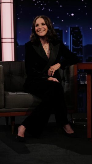 Julia Louis-Dreyfus Instagram - Julia Louis-Dreyfus’ dad was on Richard Nixon’s enemy list! @OfficialJLD