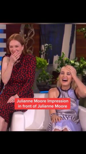 Julianne Moore Instagram - Laughing (crying?) with the muse herself @JulianneMoore