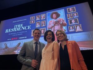 Julieth Restrepo Instagram - THE RESIDENCE. No words can describe what I felt last night. I’m officially part of the @shondaland family and I can’t believe it! GRACIAS!!!!!! 
The day is here and millions of people are watching our show around the world. Last night we celebrated the love, hard work and passion of hundreds that made this show possible. 
.
No hay palabras que puedan describir lo que sentí anoche. Hago oficialmente parte de la familia de @shondaland y no puedo creerlo!!! Hoy es el día en el que millones de personas en el mundo pueden ver la serie en @netflix !! Anoche celebramos el trabajo, el amor y la pasión que cientos de personas pusieron en este show para hacerlo posible. ✨✨✨✨
.
THANKS TO MY INCREDIBLE TEAM. I love you guys! 
Styling @alejandramunozg 
Hair & MU @mymakeupbible 
Dress @mrpairam 
Jewelry @kellybellodesign 
PR @monaloring @conscioushollywoodpr 
@netflix @netflixlat 

Photography by Charley Gallay / Netflix