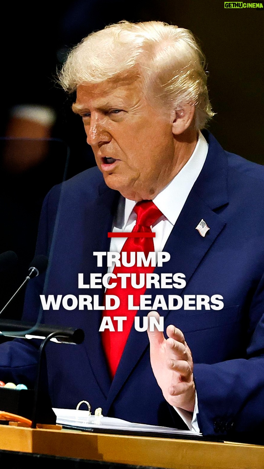 Kaitlan Collins - 27.3K Likes - CNN's @kaitlancollins reports that just minutes into US President Donald Trump's speech at the United Nations, he began lecturing world leaders inside the room, including referencing a malfunctioning escalator and teleprompter to highlight his complaints with the UN.

Read more at the link in @cnn's bio.