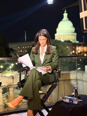 Kaitlan Collins Instagram - We’re live tonight on Capitol Hill as we approach a government shutdown at midnight with no last-minute solution in sight. We’ll have more coverage with @thelauracoates starting at 11 p.m. ET. 

(📷: producer extraordinaire @dmjudd4)