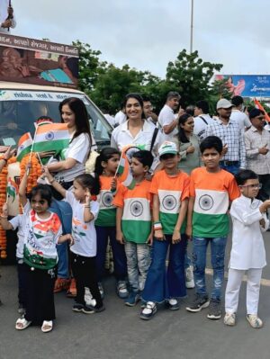 Kajal Gouswami Instagram - 🧡🤍💚