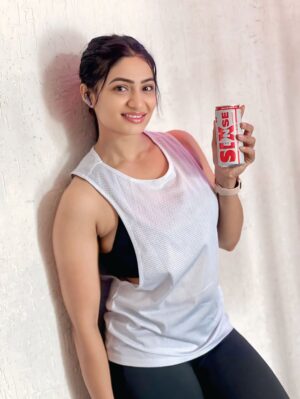 Kajal Gouswami Instagram - From zero to unstoppable in one sip ⚡️💥
@sahilkhan