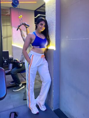 Kajal Gouswami Instagram - 💙🤍💙
