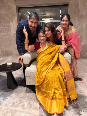 Kajol Instagram - Life is a cycle. Day before was Diwali and was the beginning of something and the end of something else. All we can say is that life is all about family and all about love. Om shanti shanti to one and all🙏
#HappyNewYear