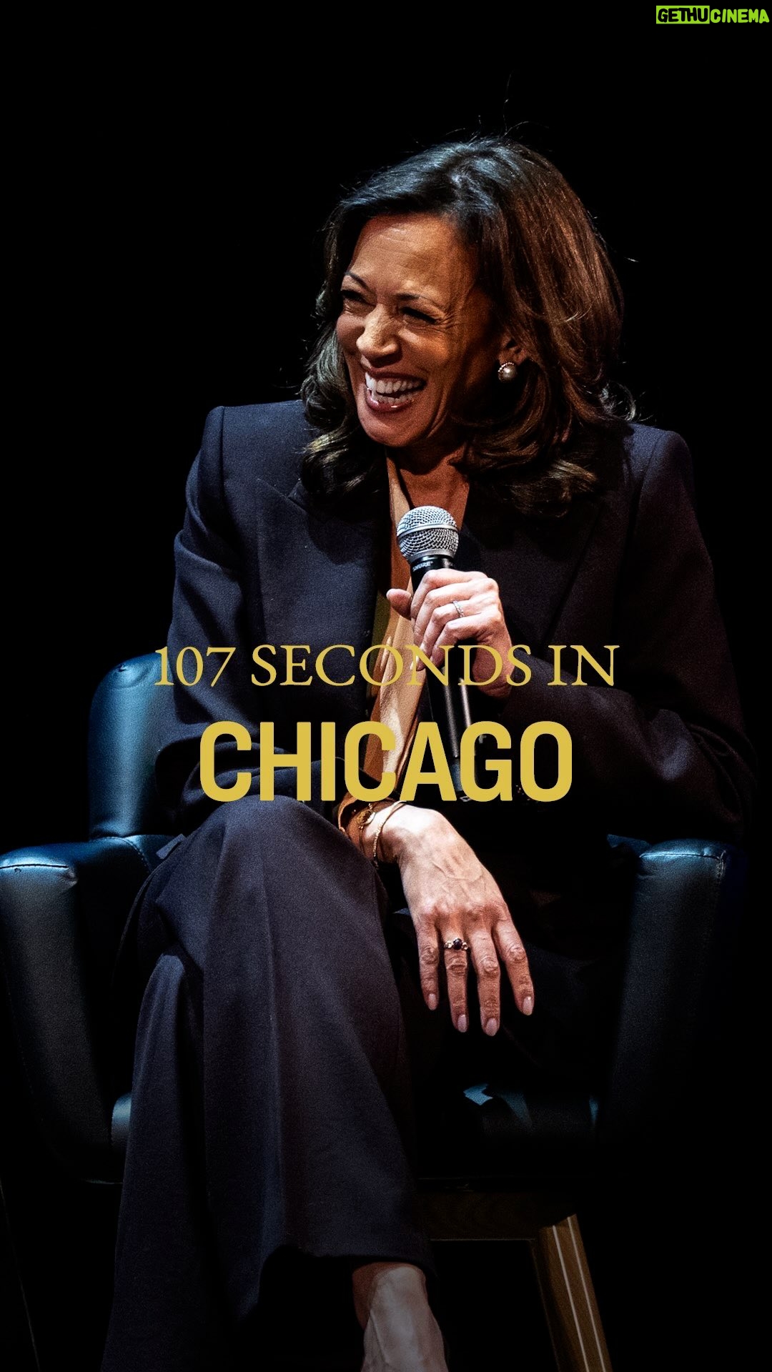 Kamala Harris - 165.1K Likes - The people of Chicago know we have some deep work to do to fight for the future of our country — and we are in it together.

I am grateful to @michele__norris for the meaningful conversation. Durham, I will see you tonight.