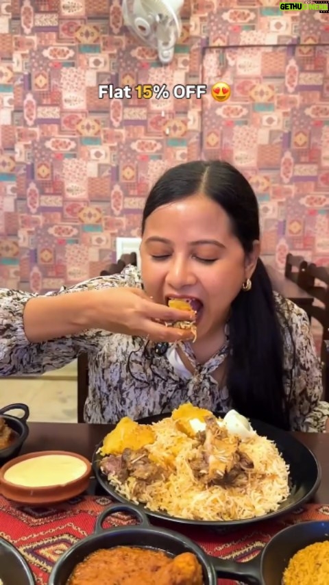 Kamalika Dey - 9.1K Likes - New Biryani spot in South Kolkata 🔔 
Mutton Biryani: ₹295
Chicken Biryani: ₹240
Location: @rewaazi_official 
Contact: 9038418985 / 6290954678
You will get flat 15% Off from 15th - 17th August.
#biryani  #foodyybangali #viral #mutton #chicken