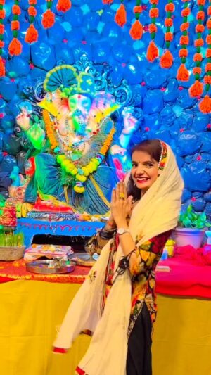 Kanchan Patwa Instagram - Bappa morya 🙏🥹❤️🫶🧿💃💫
@kanchan_patwa @kanchanpatwa2025
