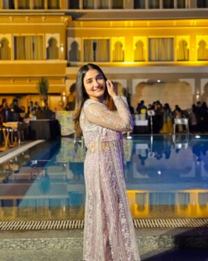 Kangan Khandelwal Instagram - About last night ✨💃
Outfit @theadornia 
#lifeofk #wedding #udaipur #love