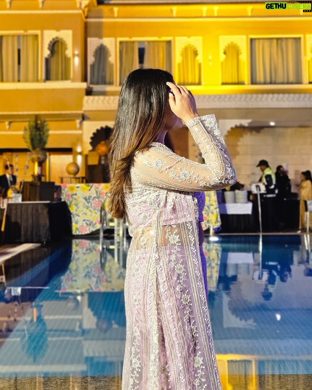 Kangan Khandelwal - 83.7K Likes - About last night ✨💃
Outfit @theadornia 
#lifeofk #wedding #udaipur #love