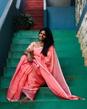 Kani Thiru Instagram - 🫶🏼✨🎀🌱🪷
Saree @mattramai @kirthikapremkumar 🤍
Blouse @vivarnaa_design_studio @typical_cancerian1 🤍
#solitude #naturephotography #naturelover
#saree #sareelove #feelinggood #mylife#newyear
#newpost