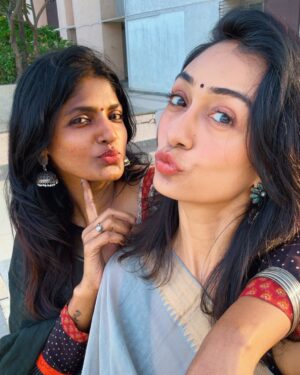 Kani Thiru Instagram - My constants 👭🧍♀️🧿🧿!!