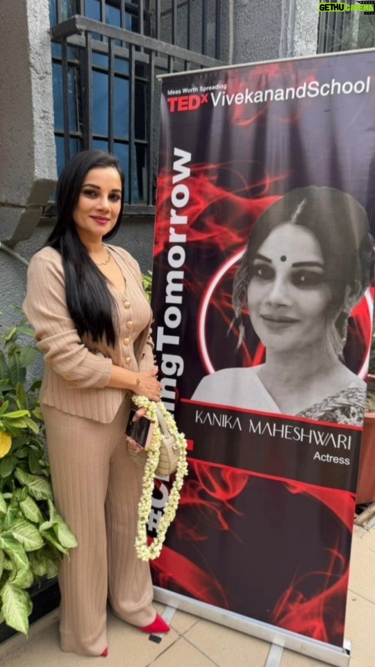 Kanika Maheshwari - 3.7K Likes - From 'Jamana Par' to crossing 'Saat Samundar' 🌊 – every journey has a story, and every story holds its own power.✨

Had the pleasure of sharing mine with the mindful, beautiful souls at Vivekananda School.

Grateful for the chance to inspire and be inspired! 💫❤️

#tedtalk #publicspeaking #inspiration #storytelling #motivation #leadership #thoughtleader #changemakers #mindsetmatters #wisdom #innovation #lifelessons #inspirethefuture #empowerment #tedspeaker #vivekananda #kanikamaheshwari