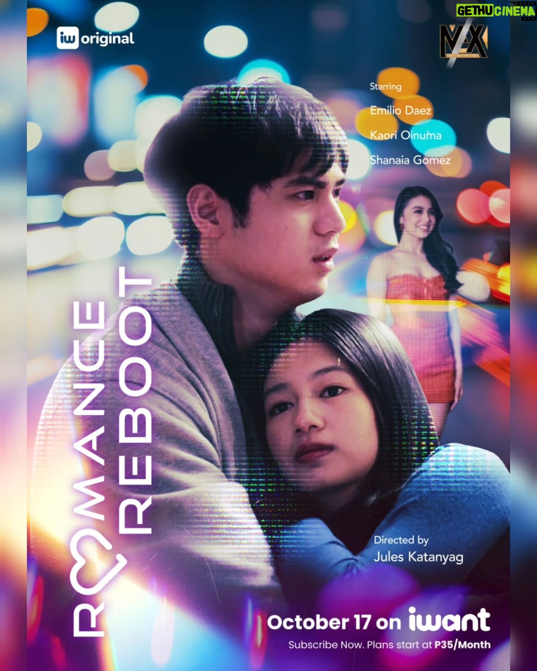 Kaori Oinuma - 10.8K Likes - Love. Does it come with an undo? 💔

#RomanceReboot coming this OCTOBER 17 on iWant!
Starring Emilio Daez, Shanaia Gomez, and Kaori Oinuma. Directed by Jules Katanyag.