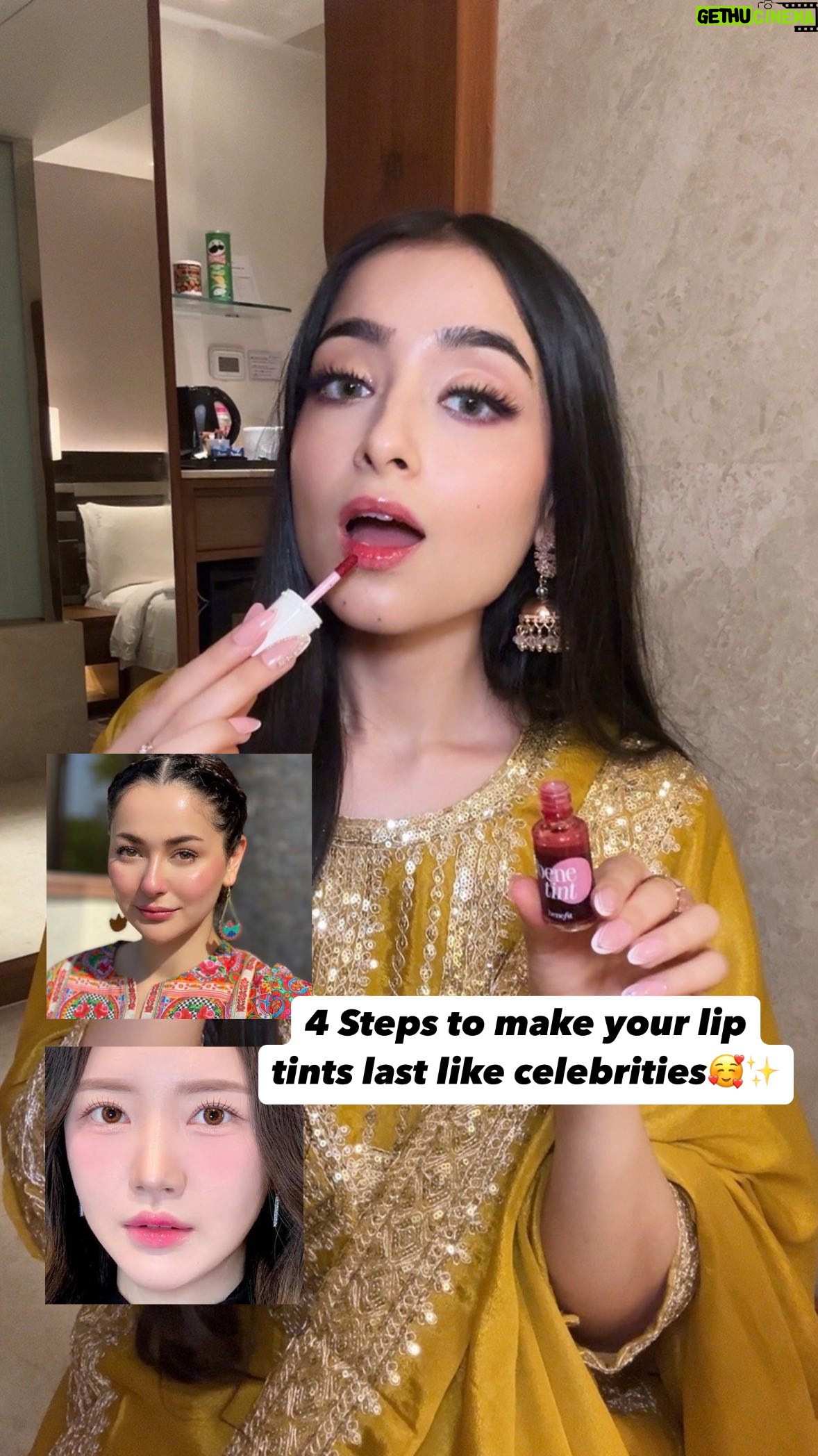 Kareena Tekwani - 3.4K Likes - 4 steps to make your lip tint last the ENTIRE DAY!🤯😍

Products used :
@benefitindia Lip & Cheek Tint
@reneeofficial Lip Gloss - Clear 

I’m sure you’ve seen Korean & Pakistani Celebrities wearing lip tints like a lip stain which basically makes their tints super pigmented & long lasting!

So i’ve shared some easy & quick tips for you to achieve this look for yourself🎀

( Lip Tint, Long Lasting Tint, Lip Stain, Lip & Cheek Tint, Ombré Lips, Korean Lips, Pigmented Tint)

#glossylips💋 #koreanombrelips #longlastingtint #lipandcheektint #lipstain #liptatto #haniaamir #liptintkorea #ombrelips #tintlife #liptinthacks #juicylips