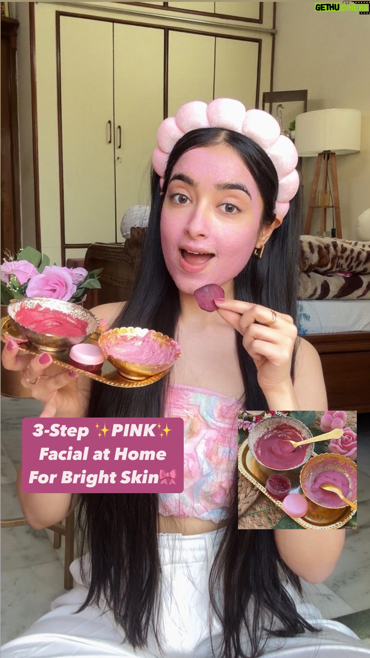 Kareena Tekwani - 35.9K Likes - DIY PINK Facial at Home to Detan, Clear & Brighten your skin 🎀✨

Do y’all remember when i started a series of beetroot remedies back in 2022-23 & y’all LOVED those videos way too much, so i decided to create a 3 Step Beetroot Facial that’ll brighten your skin while making it super softtt!🤌🏻

Beetroot Scrub -
2 tbsp dahi (curd)
2 tbsp beetroot juice (freshly grated & strained)
1 tbsp rice flour 

Beetroot Mask - 
2 tbsp Besan (gram flour)
3 tbsp beetroot juice (quantity can be adjusted)
1 tbsp aloe vera gel (store bought)

Lip Scrub - (in container)
2 tbsp sugar ( quantity can be adjusted)
1 tbsp beetroot juice
1 tbsp honey 
Shelf Life - 7 days in refrigerator 

Please Note - If you have an oily/ Acne Prone Skin, then I recommend AVOIDING any Dairy products in Skincare, eg- avoid curd in the face scrub. Can replace it with aloe vera gel or something of a similar texture!

Don’t forget to show your lovee if this was useful & do try these out & lemme know the results down below🌸

(Beetroot Facial, DIY Beetroot Remedy, Beetroot Scrub, Pink Facial, Pink Face Mask)

#beetrootfacepack #homeremedy #diybeetrootscrub #beetrootfacial #pinkskincare #pinkfacial #diyfacemask #diylipscrub #beetrootlipbalm #beetrootremedies