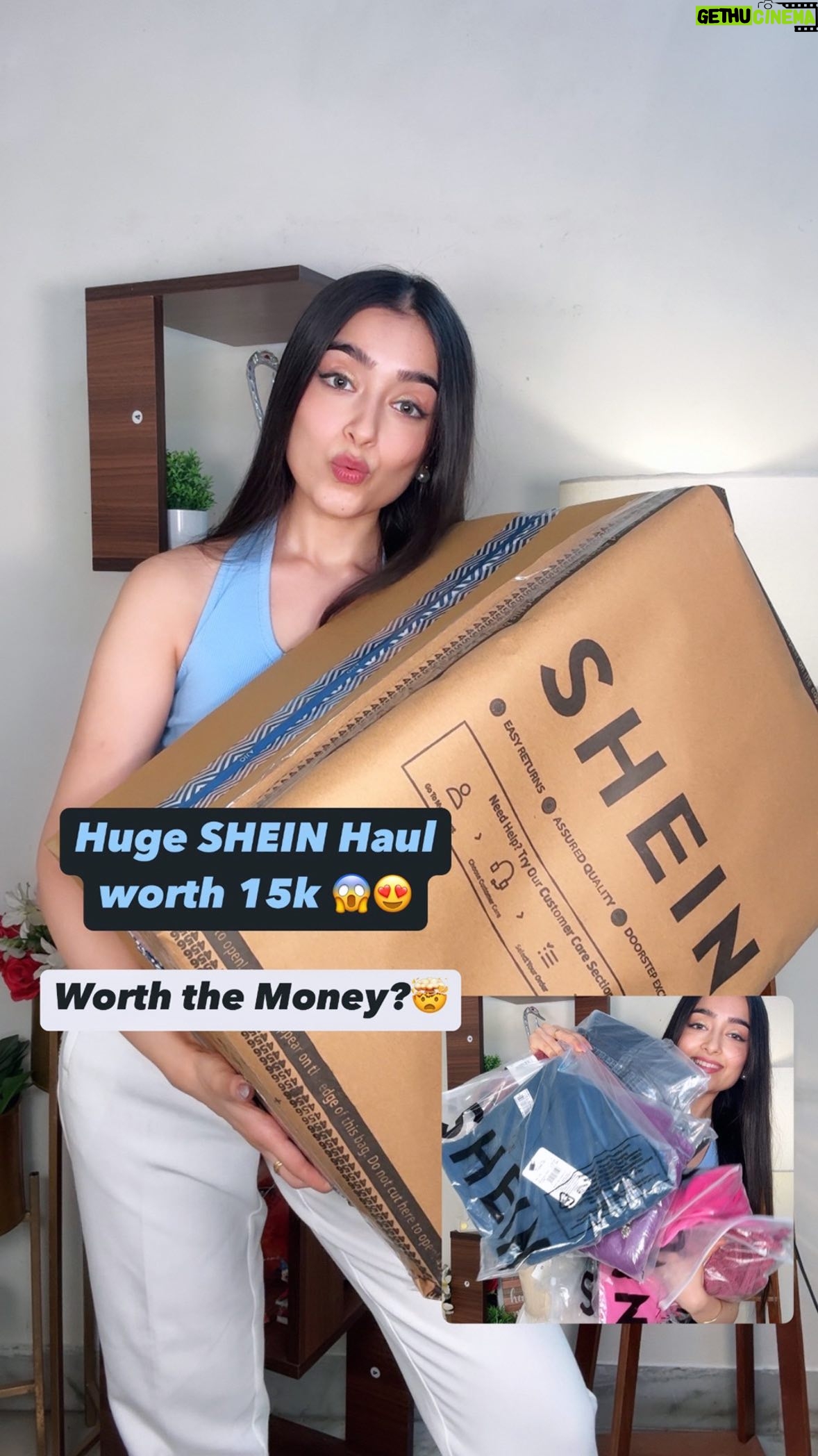 Kareena Tekwani - 3K Likes - Huge SHEIN Haul!! 😱Hit or Miss?🤯

This is completely #nonsponsored 🤌🏻

Ever since shein has re-launched in India, i saw multiple videos of creators hating on the collection, initially when i installed the app i felt the same, but then i made an effort to dig deep & find some cutesy fits for y’all✅

My honest feedback -

Quality - 8/10
Fitting - 6/10
Delivery Time - 9/10
Collection/ Designs - 7/10

Overall this app is a 7/10 for me! Lemme know if you want more such haulsss🌸

( Shein India, Shein Haul, Shein Unboxing, Clothing Haul, Shein Review, Cutesy Fits, Pinteresty outfits, Alarming )

#sheinhaul #sheinindia #clothinghaul #comeback #hugeclothinghaul #sheinreview #unboxinghaul #cutefits #dresseshaul #tryonhaul🛍️