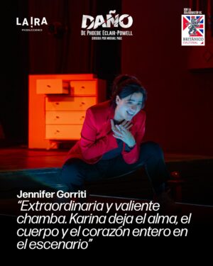 Karina Jordán Instagram - 💬✨ Lo que dice el público sobre DAÑO 🖤
Cada función deja huella.
Gracias a todas las personas que ya vivieron esta historia intensa, retorcida y profundamente humana.
🎭 Karina Jordán, bajo la dirección de Mikhail Page, nos lleva por un viaje entre la admiración, la fragilidad y la obsesión.
Swipea 👉 para leer lo que dicen quienes ya la vieron.
📍 Teatro Británico
🗓️ Martes y miércoles, 8PM
🎟️ Entradas en @joinnus