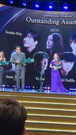 Karla Estrada Instagram - congratulations Anak for receiving the Outstanding Asian Star award! I cannot express enough how proud I am of you. All your hard work, sleepless nights, and dedication have truly paid off. You are not only talented, but also determined and passionate in everything you do. As your mother, my heart is overflowing with joy seeing you achieve your dreams. Always remember, this is just the beginning of many more successes ahead. I will always be here, your number one supporter, cheering for you every step of the way. I love you Anak .❤️
SPECIAL THANKS TO ALL THE FANS
WHO SUPPORTED AND VOTED.🫰🫰
