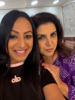 Kashmera Shah Instagram - Once an icon always an icon. I always love meeting you as you are so lovely and so energetic. I love your one liners and u are one of the few people that can actually make me laugh. Love you always @farahkhankunder @krushna30 #kashmerashah #krushna #farahkhan