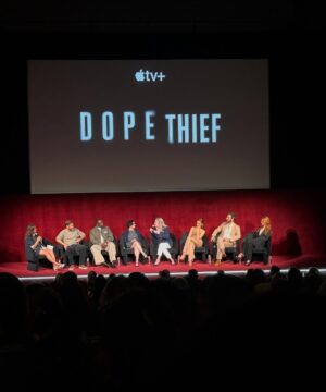 Kate Mulgrew Instagram - A few photos from yesterday's Dope Thief discussion at the @appletv Emmy House. So pleased and honored to be part of this stellar cast!
📸 credits: @daniel in partnership with the @hollywoodreporter
Last photo taken by @lklocz