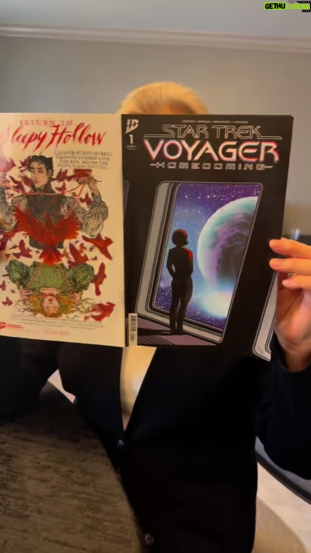 Kate Mulgrew - 8K Likes - Happy Star Trek Day from me to you - picked up a little light reading to celebrate! 

Find Star Trek Voyager: Homecoming at your local comics shop or order online. Thanks to the IDW team and authors Tilly & Susan Bridges for sending me & my crew on yet another adventure! ✨🚀

@idwpublishing @heatherantos @heckyeahtillybridges @susanlbridges