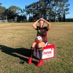 Kate Ritchie Instagram - What a day! We’re so proud of you @kateritchieofficial! Huge shout out to The Menai Hawks and everyone who came down to support the game. ❤️
Tune in from Monday from 6am to find out who won! 🏆