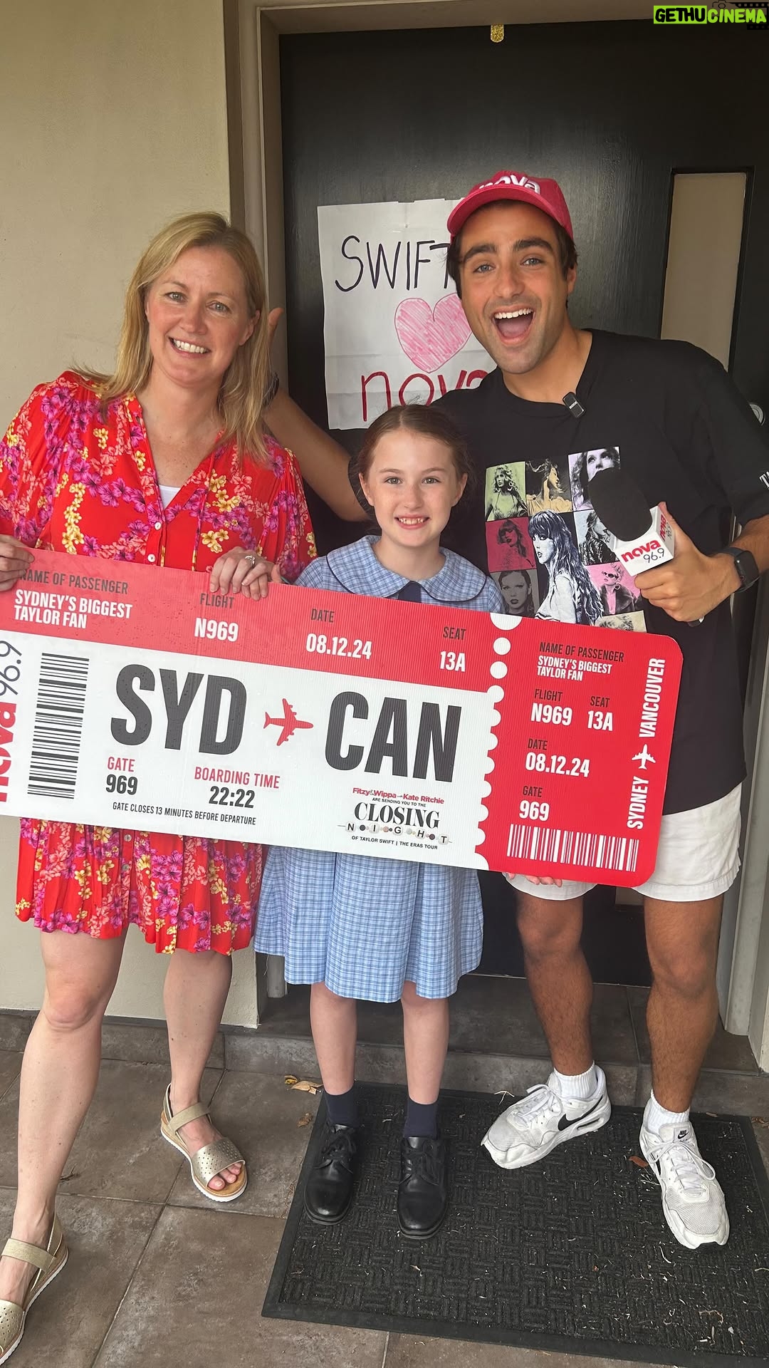 Kate Ritchie - 1.6K Likes - Congratulations to our winners Belinda and Chloe who are heading off to Vancouver for the last EVER Eras Tour show!!!!!! @taylorswift 🛫🎟️💌🏹✨