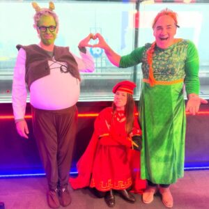 Kate Ritchie Instagram - It was a book before a movie apparently.. Take it up with @tommyivey 💚💚💚 @fitzywippakate #bookweek #shrek