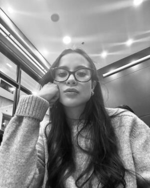 Katherine Escobar Farfan Instagram - Julio a blanco y negro