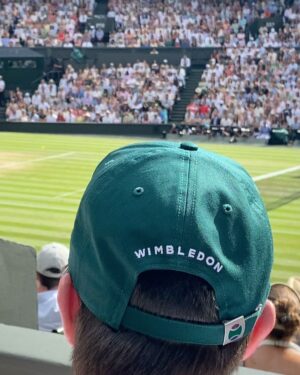Katherine Langford Instagram - came out of introvert summer for @wimbledon 🍓🍓