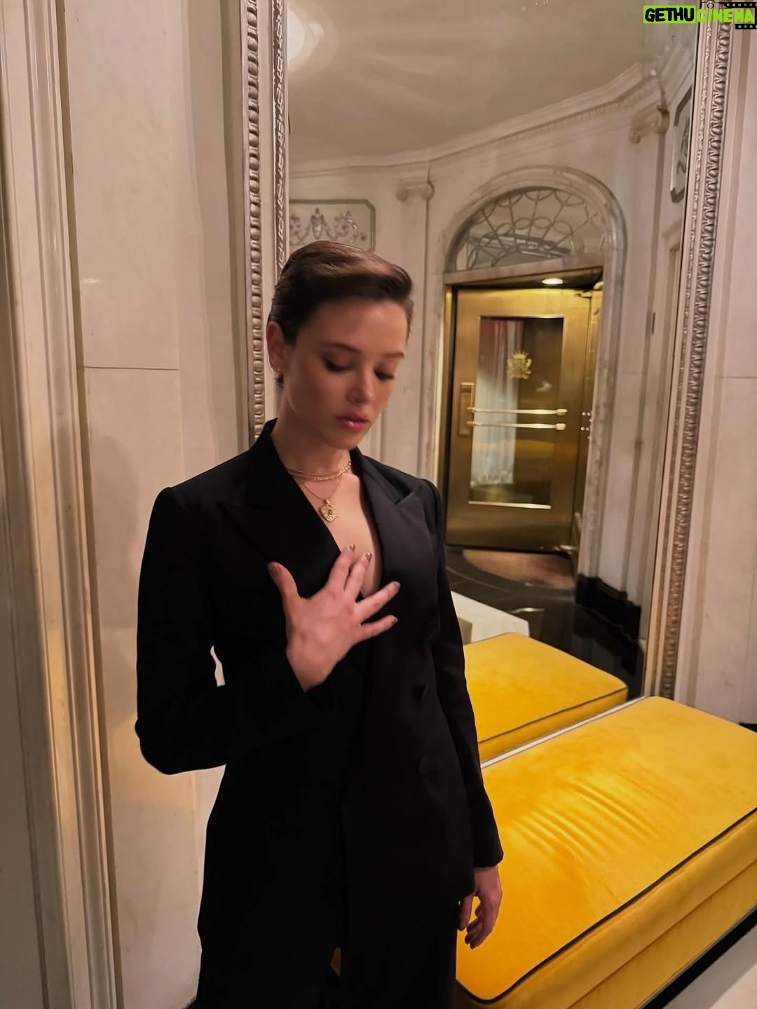 Katherine Langford - 3 Likes - You can always tell a designer loves the women they dress by how you feel wearing their clothes – congratulations @ralphlauren on another timeless collection 🖤