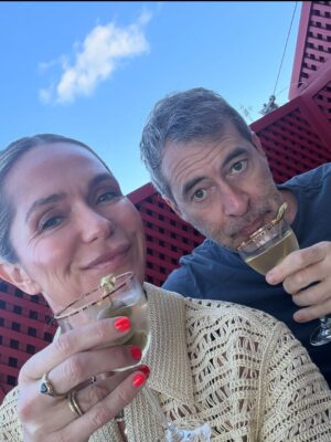 Katie Aselton Instagram - 19 years of marriage with this guy. so much love. a lot of work. a lot of laughs. plenty of tears. so worth it all. love you, my dude.