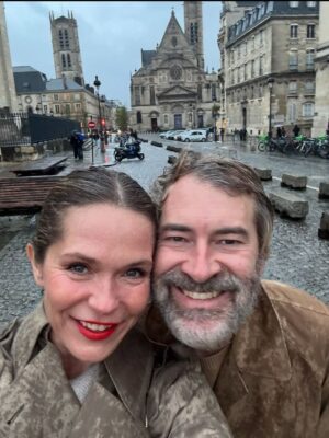 Katie Aselton Instagram - 19 years of marriage with this guy. so much love. a lot of work. a lot of laughs. plenty of tears. so worth it all. love you, my dude.