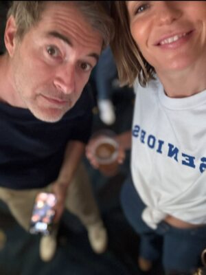 Katie Aselton Instagram - 19 years of marriage with this guy. so much love. a lot of work. a lot of laughs. plenty of tears. so worth it all. love you, my dude.