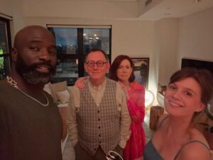 Katja Herbers Instagram - Thunderstorms during dinner and everyone spent the night
