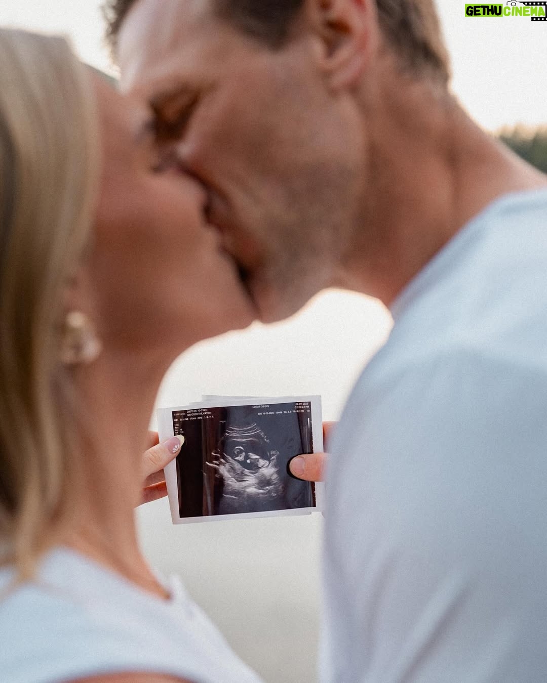 Katrin Tanja Davidsdottir - 199.9K Likes - Our greatest blessing 🤍🫶🏼✨ Baby Laich coming this fall. Mom & Dad can’t wait to meet you, our little one!!!!!!